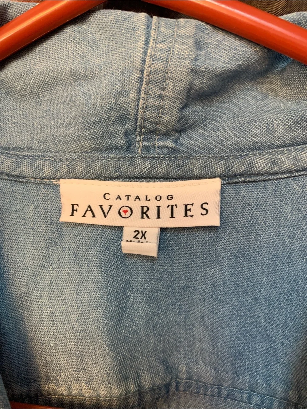 Frayed Light Blue Denim Draped Vest by - Picture 2 of 7